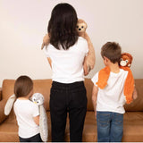 Hugimals World Hugarounds Sawyer the Sloth Weighted Neck and Shoulder Wrap Brown