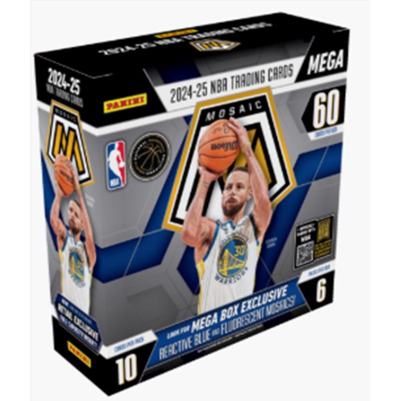 Panini Mosaic NBA 2024/25 Basketball Mega Box Trading Cards