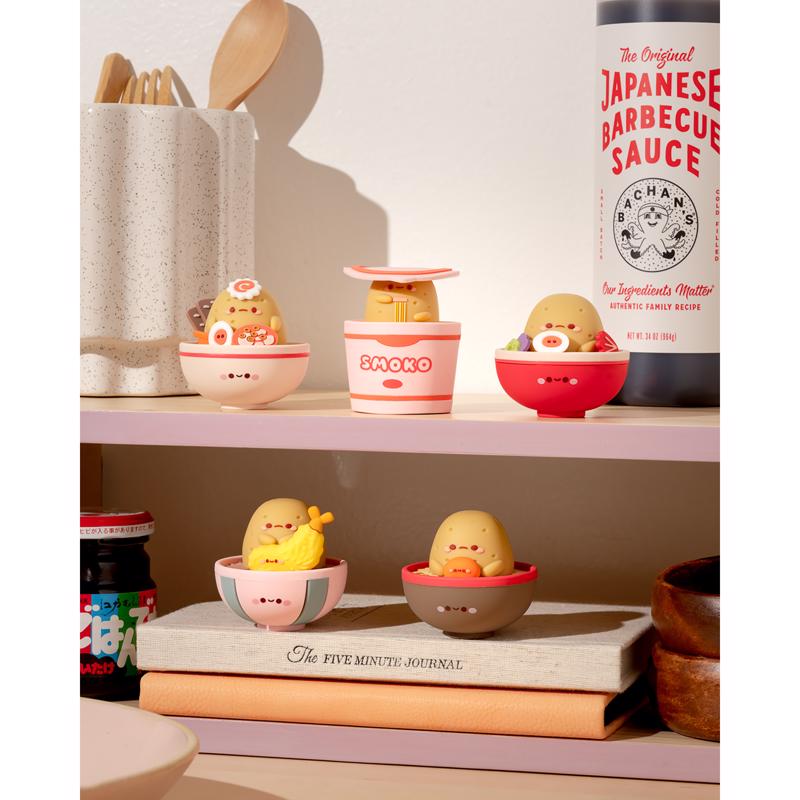 Smoko Tayto Potato Ramen Blind Box Figure Multicolored