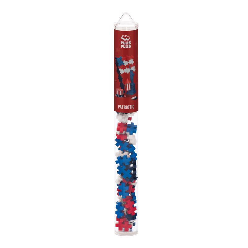 Plus-Plus Patriotic Building Set Multicolored 20 pc