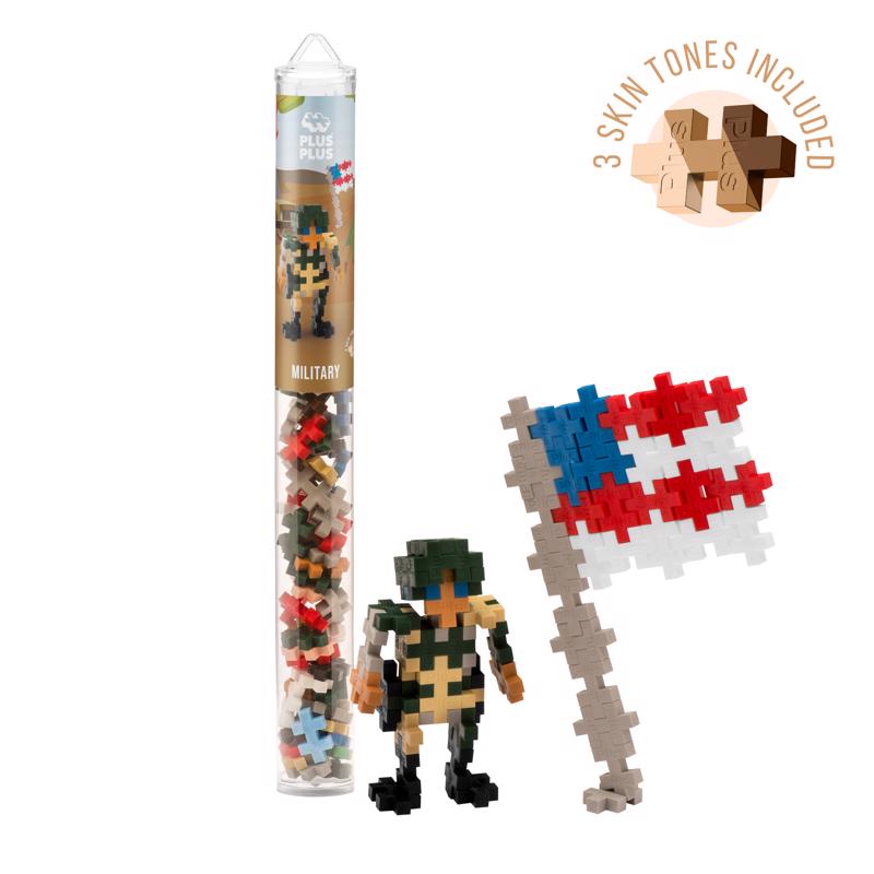 Plus-Plus Patriotic Building Set Multicolored 20 pc