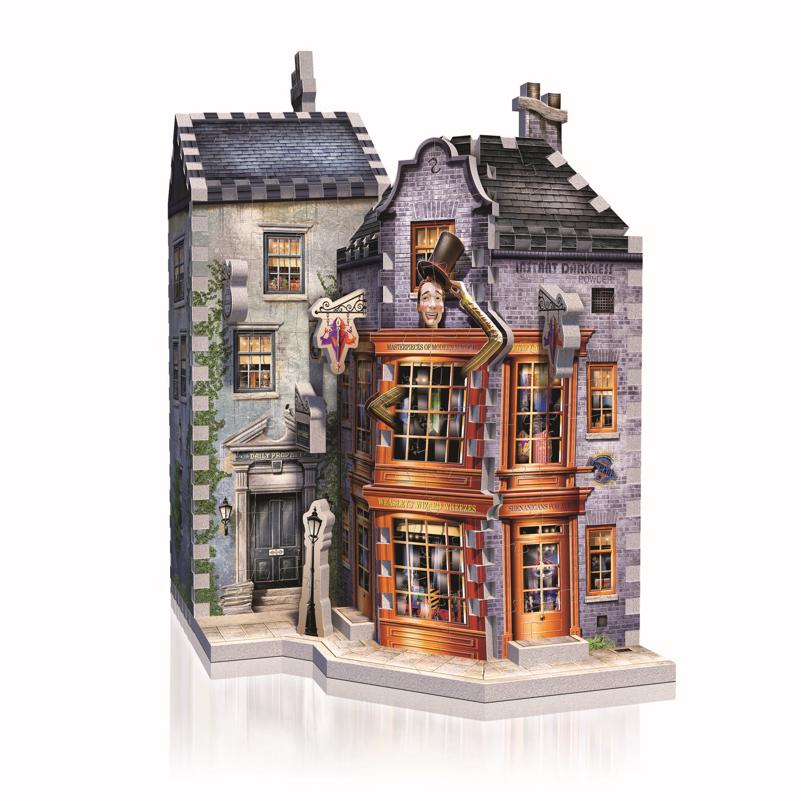 Wrebbit3D Harry Potter Weasleys' Wizard Wheezes & Daily Prophet 3D Jigsaw Puzzle Multicolored 285 pc