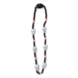 Spooky Lites LED Light Up Beaded Halloween Necklace 1 pk