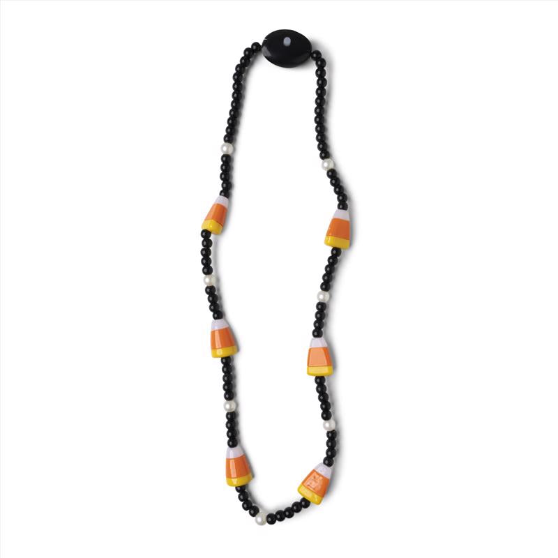 Spooky Lites LED Light Up Beaded Halloween Necklace 1 pk