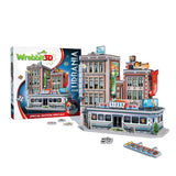 Wrebbit3D Urbania 1950's Diner 3D Jigsaw Puzzle Multicolored 425 pc