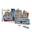 Wrebbit3D Urbania 1950's Diner 3D Jigsaw Puzzle Multicolored 425 pc