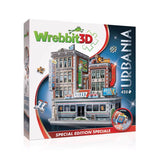 Wrebbit3D Urbania 1950's Diner 3D Jigsaw Puzzle Multicolored 425 pc