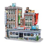 Wrebbit3D Urbania 1950's Diner 3D Jigsaw Puzzle Multicolored 425 pc