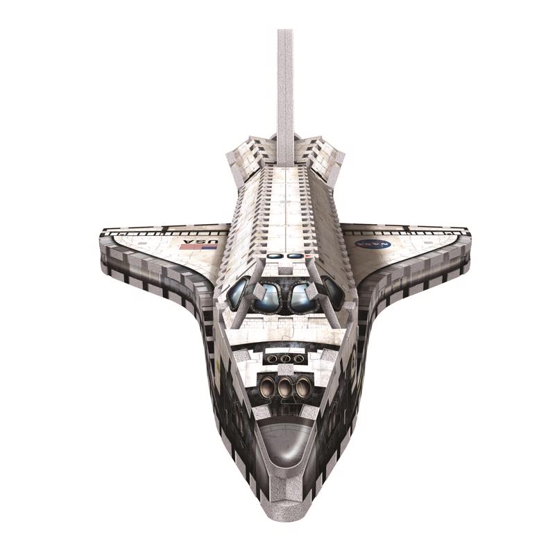 Wrebbit3D Space Shuttle Orbiter 3D Jigsaw Puzzle White 435 pc