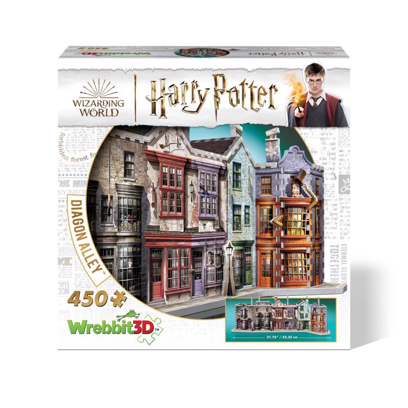 Wrebbit3D Harry Potter Diagon Alley 3D Jigsaw Puzzle Multicolored 450 pc