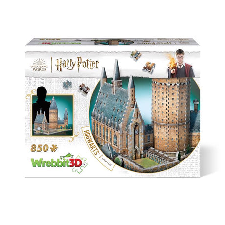 Wrebbit3D Harry Potter Hogwarts Great Hall 3D Jigsaw Puzzle Multicolored 850 pc