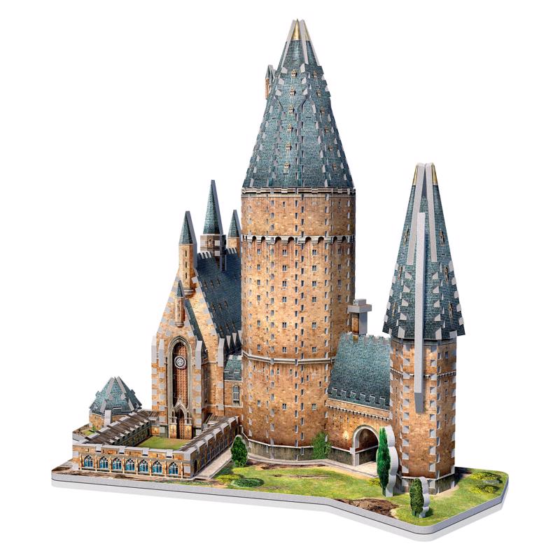 Wrebbit3D Harry Potter Hogwarts Great Hall 3D Jigsaw Puzzle Multicolored 850 pc