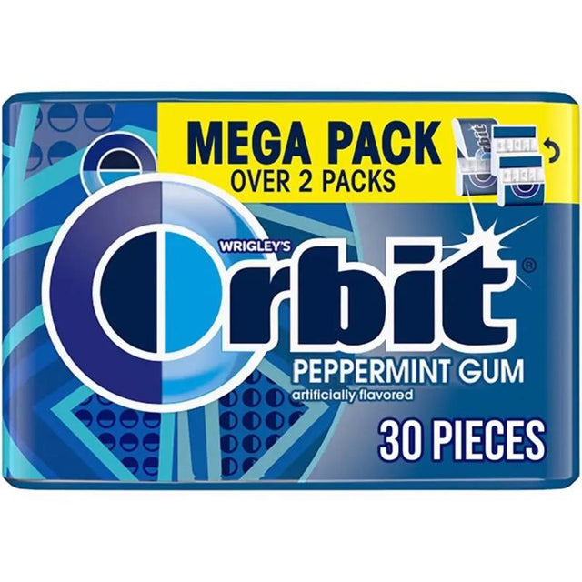 Orbit Sugar Free Peppermint Chewing Gum 30 pk