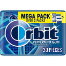 Orbit Sugar Free Peppermint Chewing Gum 30 pk
