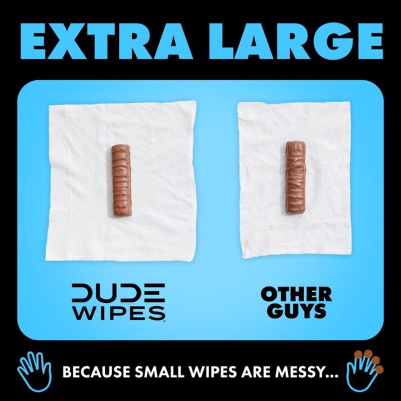 Dude Wipes White Flushable Wipes 18 ct 1 pk
