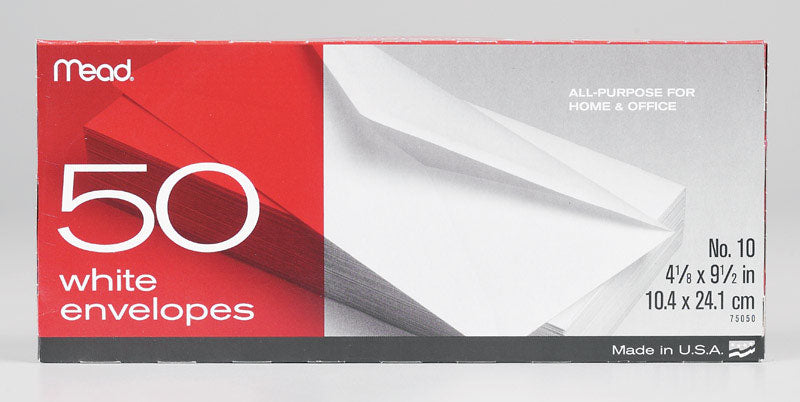 ENVELOPE 10" 50CT PLAIN