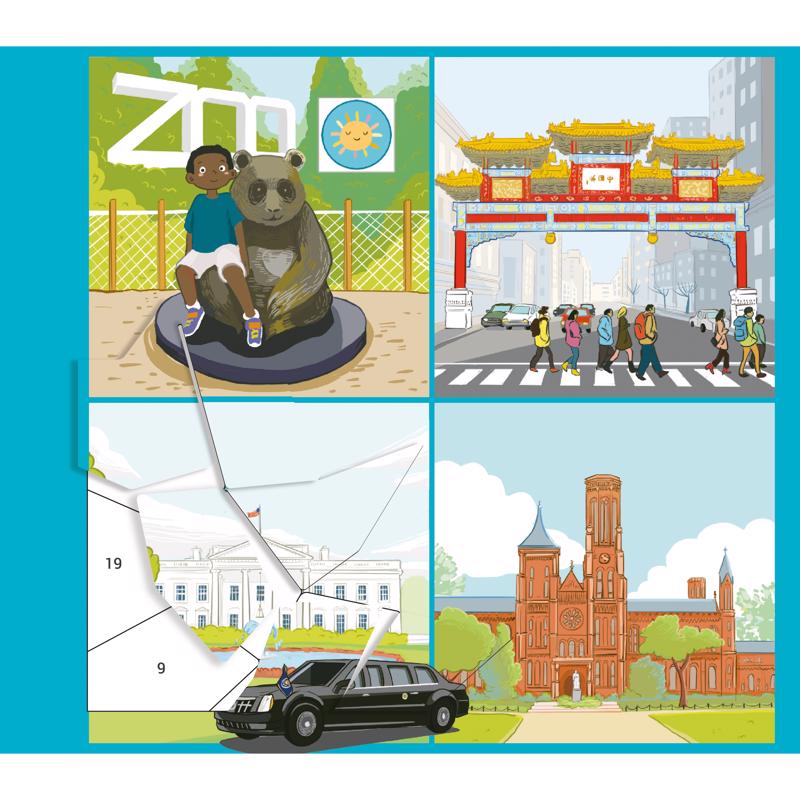 Upbounders Washington DC Sticker Puzzles