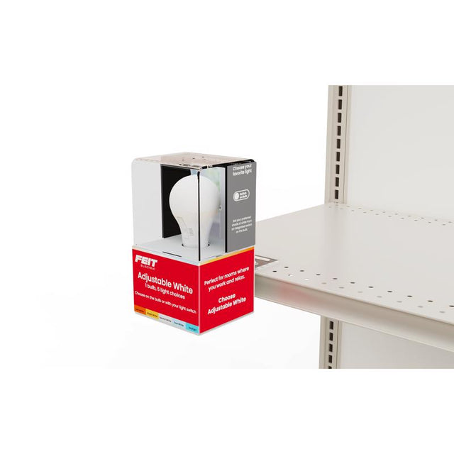 6.5 in. H X 9.5 in. W X 25 in. L White Metal Display Box Metal