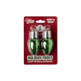 Holiday Frost Light-Up Earrings 1 pk
