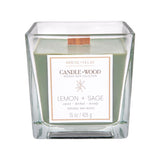 House of Velas Candlewood Green Lemongrass Sage Scent Candle 15 oz