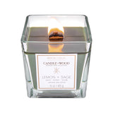 House of Velas Candlewood Green Lemongrass Sage Scent Candle 15 oz