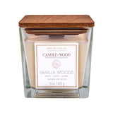 House of Velas Candlewood White Vanilla Woods Scent Candle 15 oz
