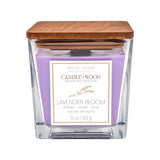 House of Velas Candlewood Purple Lavender Bloom Scent Candle 15 oz