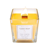 House of Velas Candlewood Yellow Cali Lemon Scent Candle 15 oz
