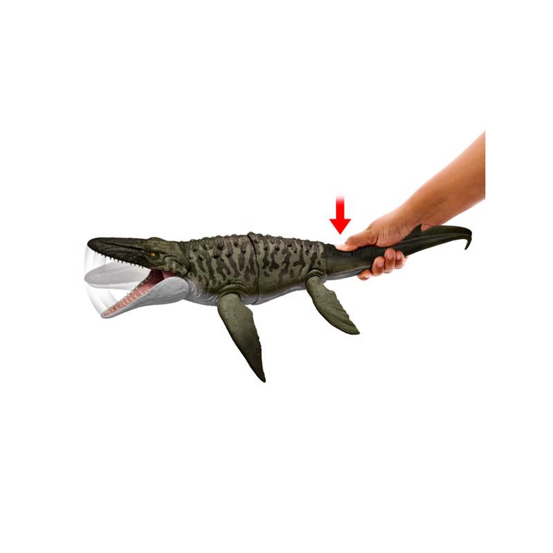 Jurassic World Rebirth Bite N Blast Mosasaurus Dinosaur Toy