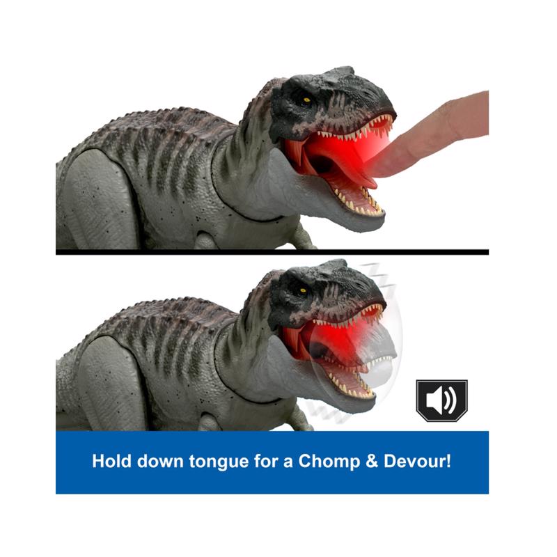 Jurassic World Rebirth Power Devour Tyrannosaurus Rex Dinosaur Toy