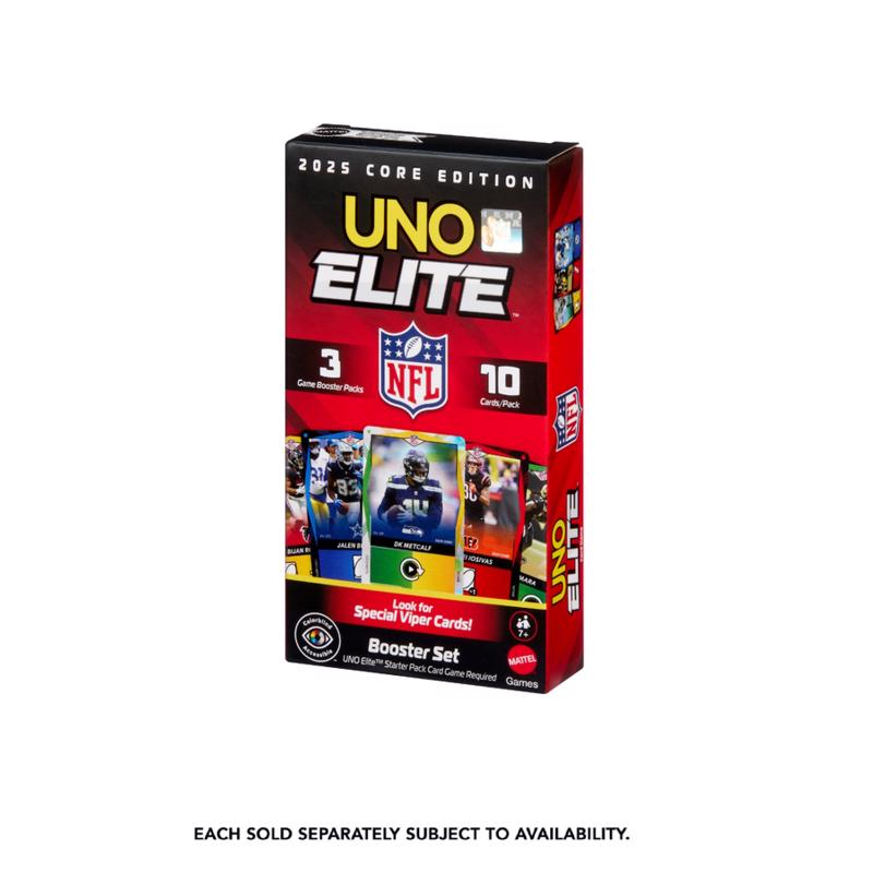 Uno Elite NFL Core Edition Booster Set Card Game