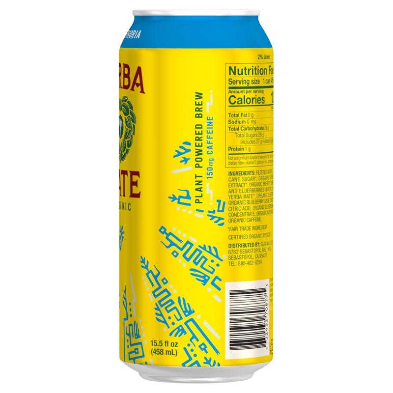 Yerba Madre Blueberry Beverage 16 fl. oz. 1 pk