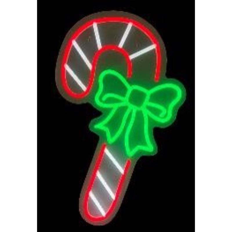 Luxe Light Decor LED Candy Cane Hanging Decor