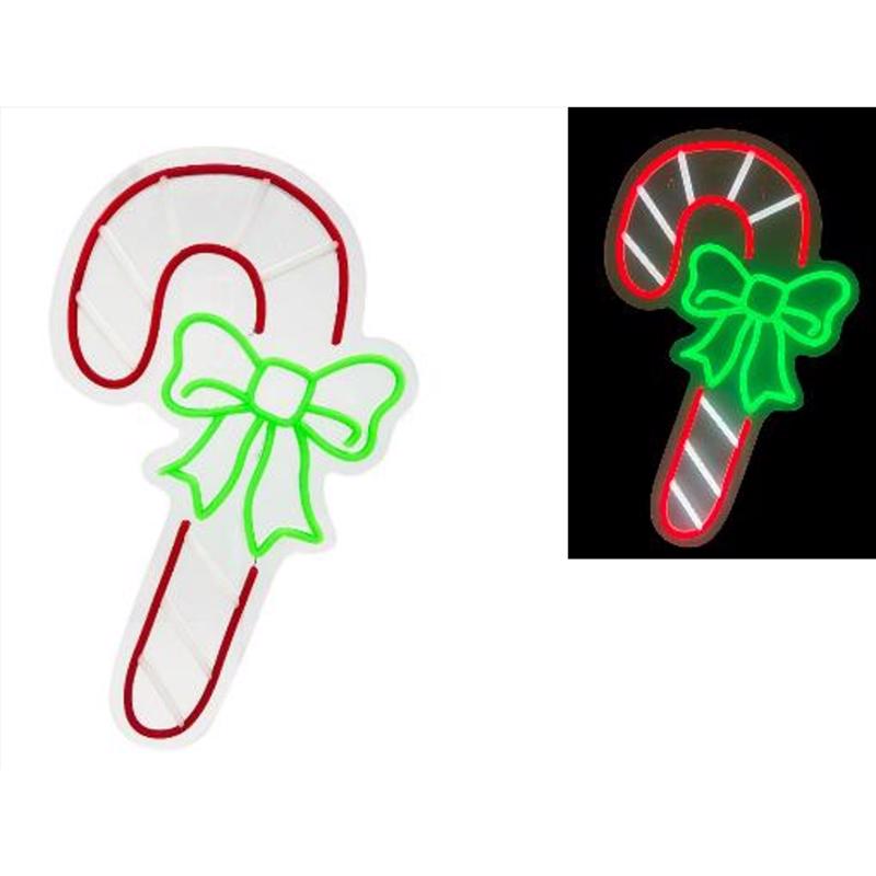 Luxe Light Decor LED Candy Cane Hanging Decor