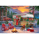 Eurographics Christmas Camping Trailer Puzzle 550 pc