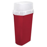 Sterilite Wrap Box 30 in. Clear/Red Wrapping Paper Storage Container 30 in. H X 10.75 in. W X 17.13