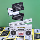 Fizz Lyrical Genius Cassette Trivia Cards