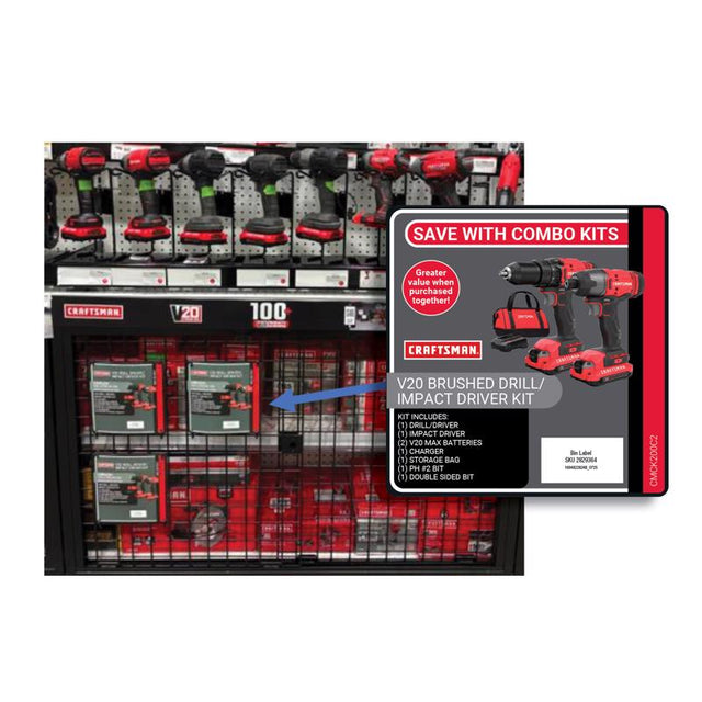 Standard Tools Sign Kit POWER TOOLS COMBO