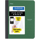 FIVE STAR 8 in. W X 0.33 in. L Assorted Composition Book