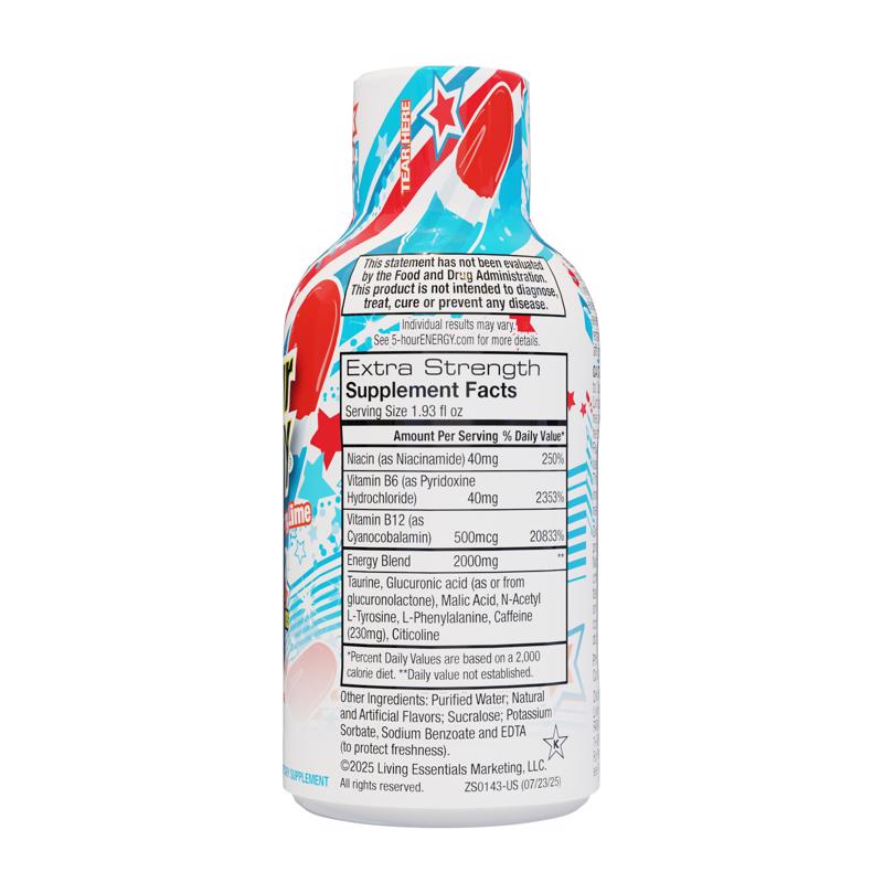 5-hour Energy Fireworks Freeze Sugar Free Assorted Energy Shot 1.93 fl. oz.