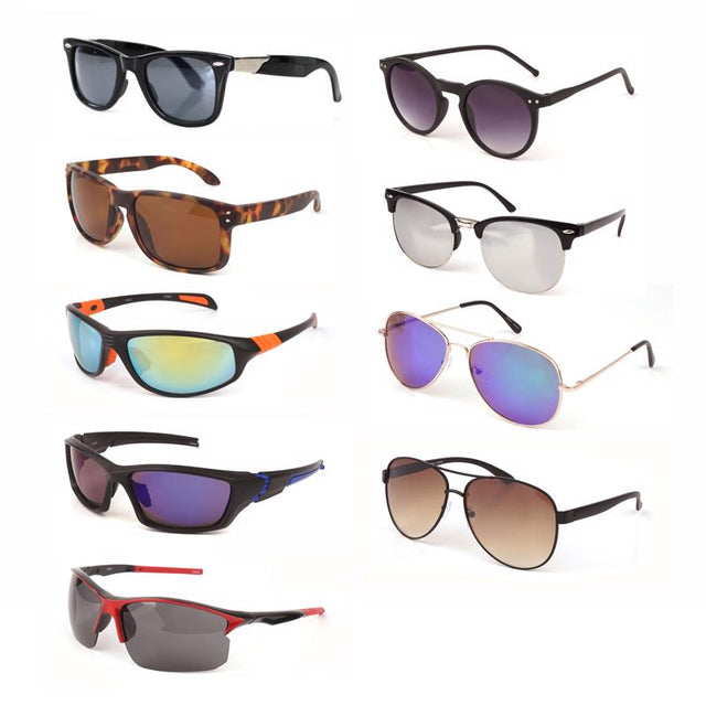 Diamond Visions Unisex Assorted Frame Assorted Lens Sunglasses