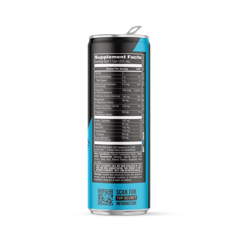 Jocko Fuel LLC Sugar Free Blue Raspberry Energy Drink 1 can