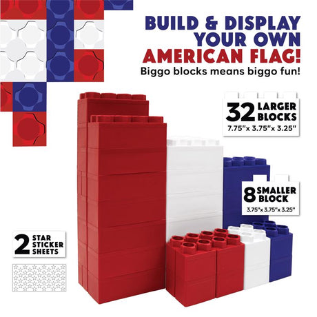 Biggo Blocks Biggo Blocks Set Assorted 32 pc