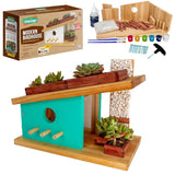 SparkJump Modern Birdhouse Woodworking Kit