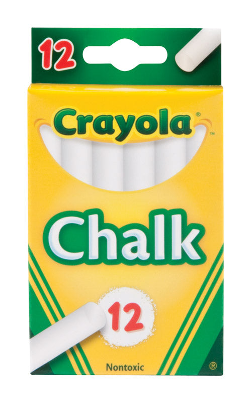 CHALK WHITE 12 STICKS