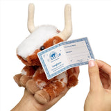 Build-A-Bear Mini Beans Longhorn Plush Toy