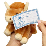 Build-A-Bear Mini Beans Highland Cow Plush Toy
