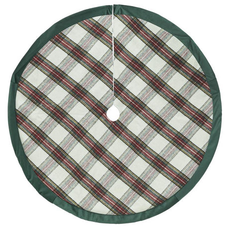 Dyno Plaid Tree Skirt 48 in.