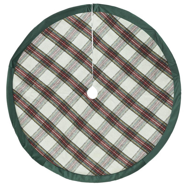 Dyno Plaid Tree Skirt 48 in.