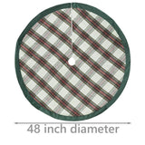 Dyno Plaid Tree Skirt 48 in.